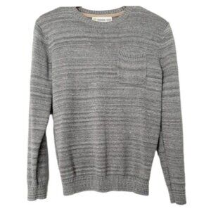 TUCKER + TATE Crewneck Fine Knit Pullover Sweater Kids Youth Boy Gray Sz XL